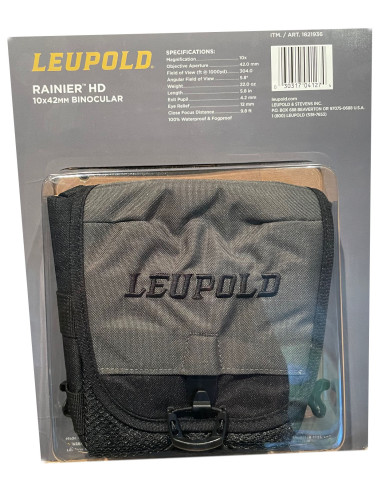 Prismático LEUPOLD Rainier HD (kit) - 10x42 negro - 185385