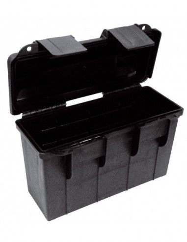 Caja de munición con asa SmartReloader para calibre .30 - M19A1 negra abierta