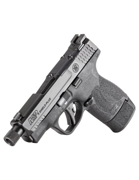 Pistola SMITH & WESSON M&P9 Shield Plus 3.7" cañón roscado - 9mm. - 14095
