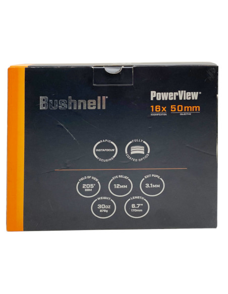 Prismático BUSHNELL POWERVIEW - 16x50 - 131650CL