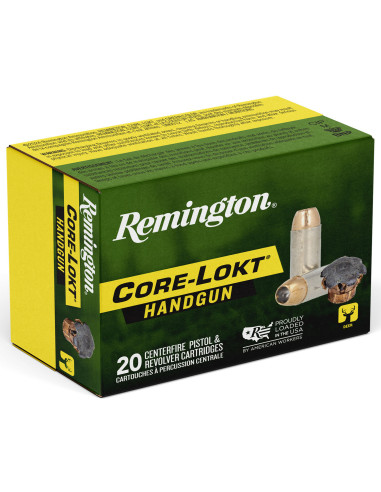 Munición REMINGTON CORE-LOKT Handgun