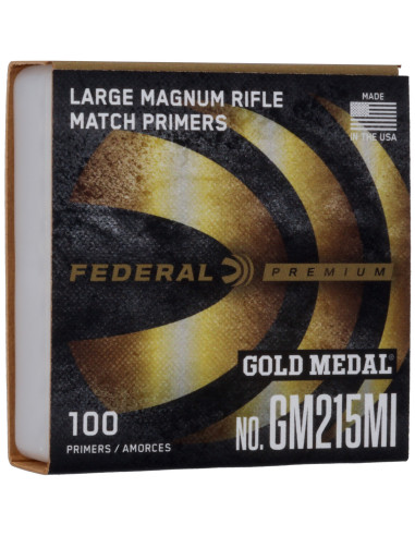 Pistones FEDERAL Gold Medal GM215MI Large Magnum Rifle