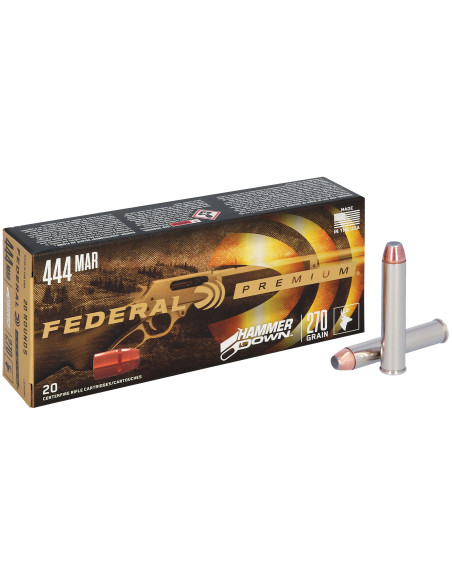 Munición metálica FEDERAL HammerDown - 444 Marlin - 270 grains - LG444M1
