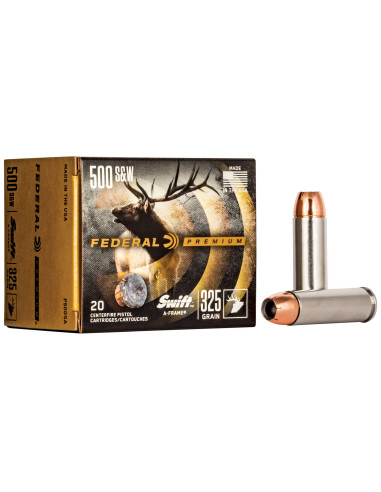Munición FEDERAL Swift A-Frame - 500 S&W - 325 grains - P500SA