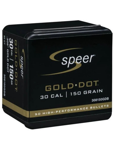 Puntas de bala SPEER Gold Dot SP - .308" - 150 grains - 308150GDB