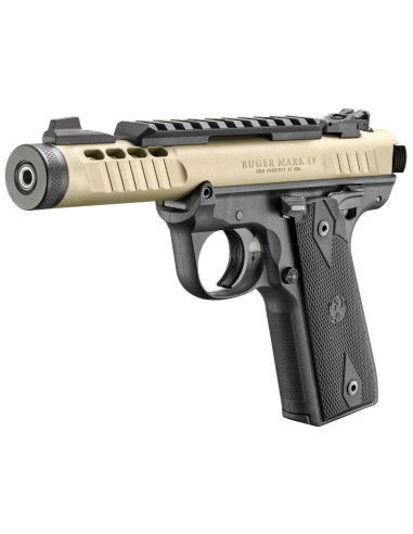 Pistola RUGER Mark IV 22/45 Lite 4.4" Champagne - 22 LR - 43955
