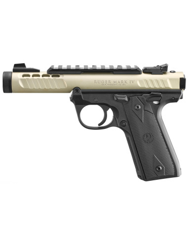 Pistola RUGER Mark IV 22/45 Lite 4.4" Champagne - 22 LR - 43955
