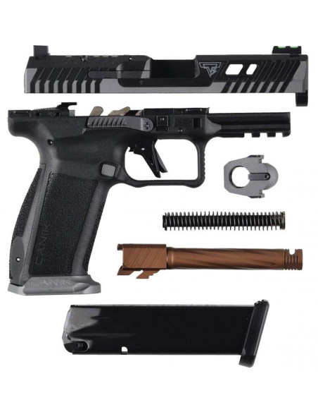 Pistola CANiK TTI Combat Smoke 4.74” - 9mm.