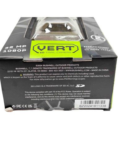 Cámara BUSHNELL Vert Bone Collector 32MP - 119956C