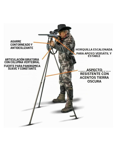 Bastón PRIMOS Trigger Stick Gen 3 trípode - 65815M