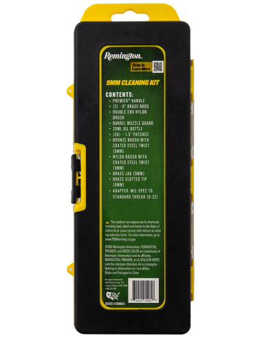 Kit de limpieza REMINGTON Premier - calibre 9mm. - R9MMCK