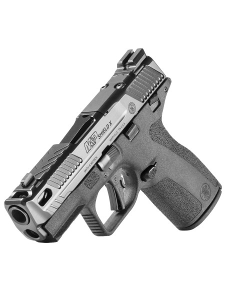 Pistola SMITH & WESSON M&P Shield X PC Carry Comp 3.6" con seguro manual - 9mm. - 14270