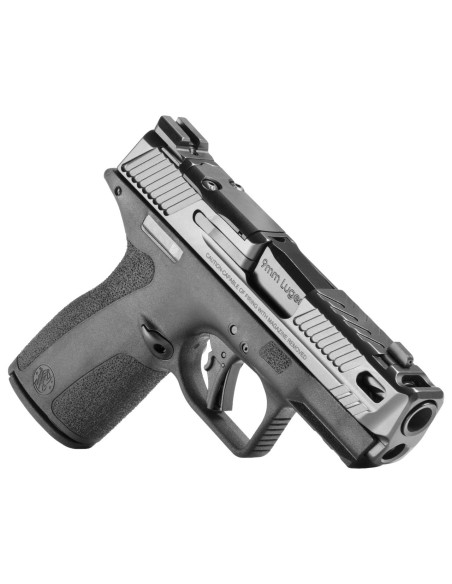 Pistola SMITH & WESSON M&P Shield X PC Carry Comp 3.6" con seguro manual - 9mm. - 14270