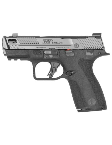 Pistola SMITH & WESSON M&P Shield X PC Carry Comp 3.6" con seguro manual - 9mm. - 14270