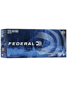 Munición metálica FEDERAL Power-Shok - 375 H&H - 300 grains - SP - 375B