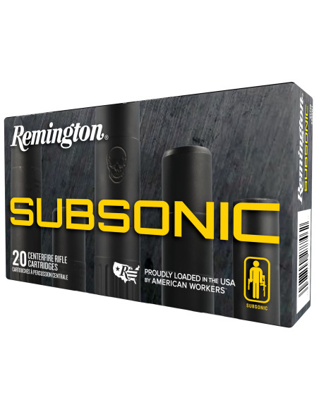 Munición metálica REMINGTON Subsonic - 308 Win. - 205 grains - 27746