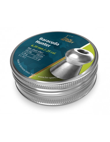 Caja de balines H&N - Barracuda HUNTER (6.35) - 92176350001