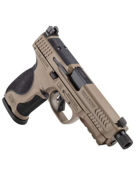 Pistola SMITH & WESSON M&P9 M2.0 Metal OR FDE 4.6" cañón roscado - 9mm. - 14163