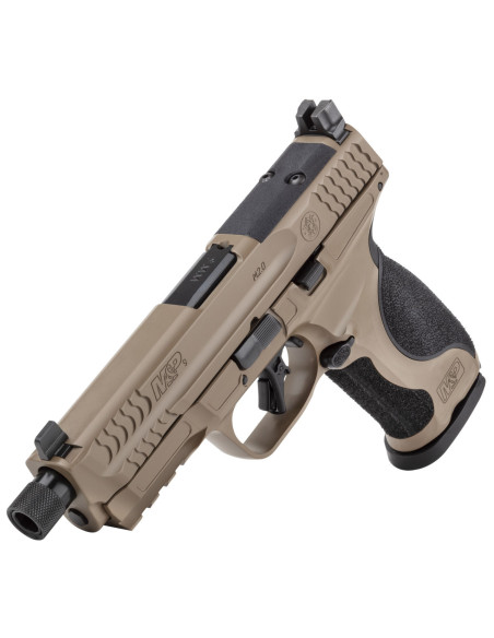 Pistola SMITH & WESSON M&P9 M2.0 Metal OR FDE 4.6" cañón roscado - 9mm. - 14163