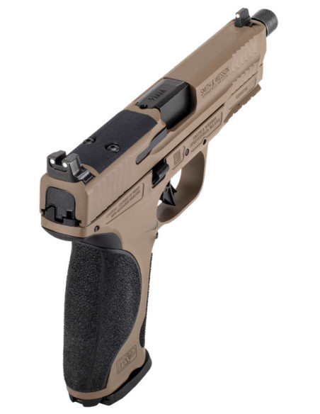 Pistola SMITH & WESSON M&P9 M2.0 Metal OR FDE 4.6" cañón roscado - 9mm. - 14163