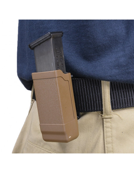 Funda BLACKHAWK! CQC de fibra de carbono para cargador doble hilera - acabado mate - 410600PCT