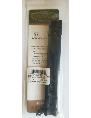 Base WEAVER Top Mount 97 - REM 700 - 48097