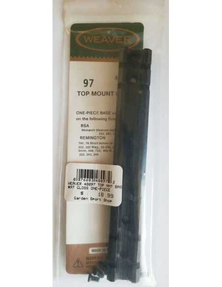 Base WEAVER Top Mount 97 - REM 700 - 48097