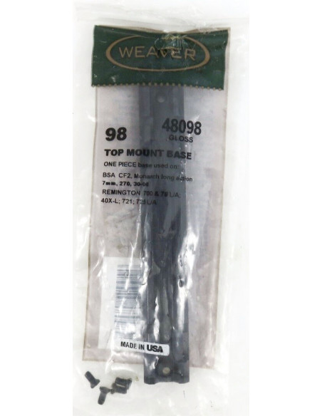 Base WEAVER Top Mount 98 - REM 700 LA - 48098