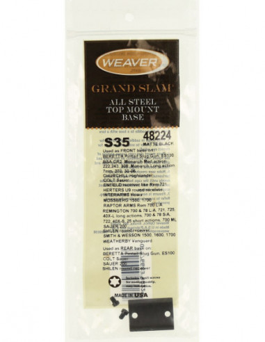 Base delantera/trasera WEAVER Grand Slam S35 - REM 700 - 48224