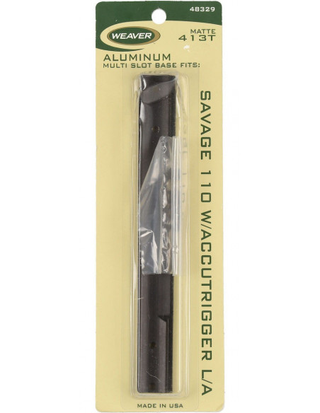 Base WEAVER Multi-Slot - SAVAGE ACCU-L/A - 48329