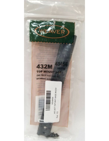 Base WEAVER Top Mount 432M - Browning BAR - 48456