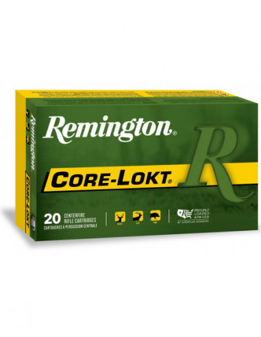 Munición metálica REMINGTON CORE-LOKT - 7 RUM - 150 grains - 27759