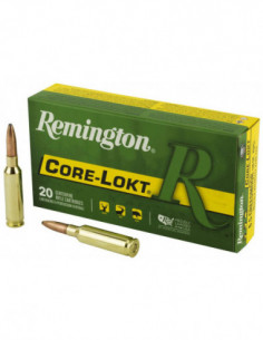 Munición metálica REMINGTON CORE-LOKT - 6.5 Creedmoor - 140 grains - 27657