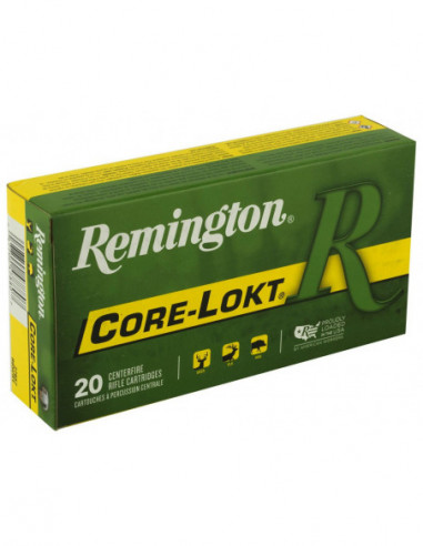 Munición metálica REMINGTON CORE-LOKT - 6.5 Creedmoor - 140 grains - 27657