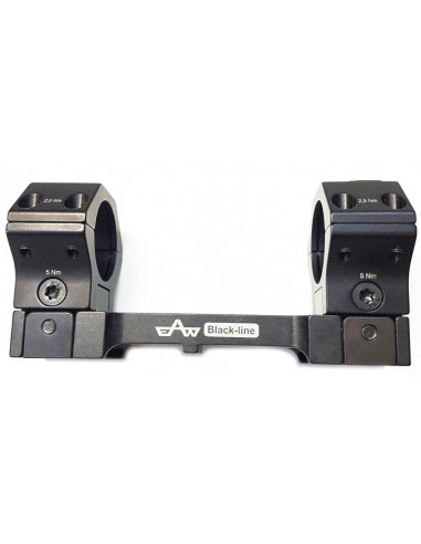 Montura APEL Táctica Black-line 20 MOA para Picatinny - 34mm. altas BH23 - 48003422021
