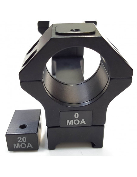 Montura APEL Táctica Black-line 20 MOA para Picatinny - 34mm. altas BH23 - 48003422021