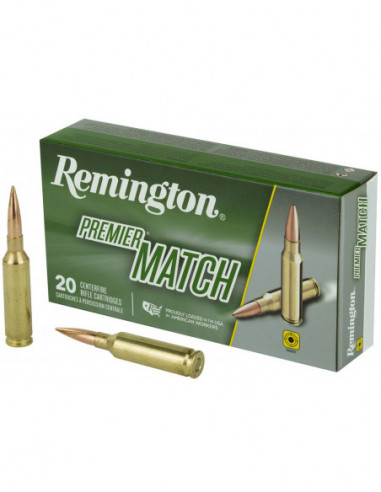 Munición metálica REMINGTON PREMIER MATCH - 6.5 Creedmoor - 140 grains - 27661