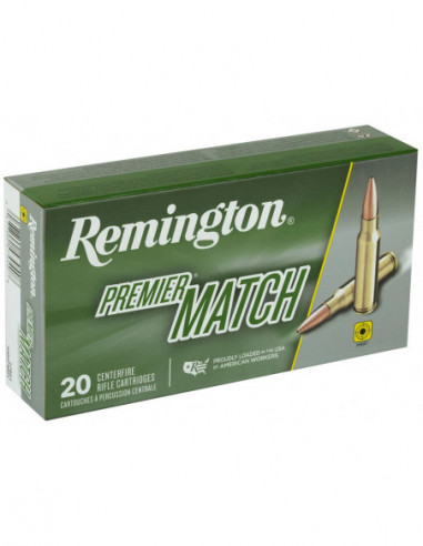 Munición metálica REMINGTON PREMIER MATCH - 6.5 Creedmoor - 140 grains - 27661