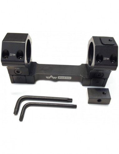 Montura APEL Táctica Black-line 20 MOA para Picatinny - 30mm. altas BH23 - 48003022021