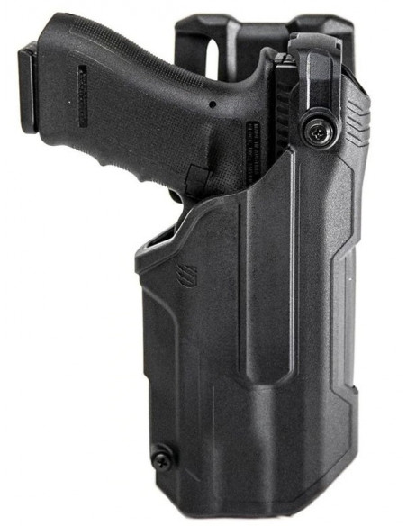 Funda de servicio BLACKHAWK! T-SERIES de Nivel 3 - GLOCK17 con linterna TLR 8 - 44N700BKR