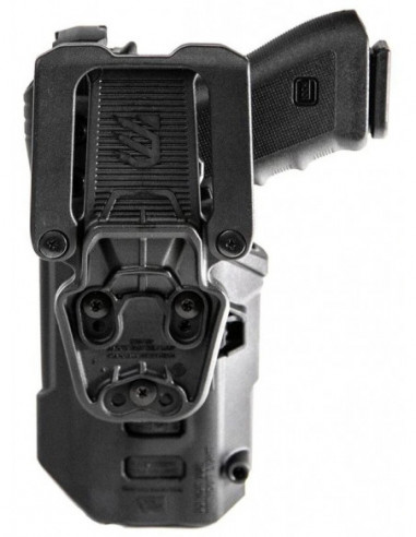 Funda de servicio BLACKHAWK! T-SERIES de Nivel 3 - GLOCK17 con linterna TLR 8 - 44N700BKR