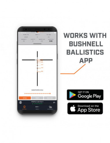 Aplicación balística Bushnell para retícula DOA - QBR - RB3950BS11