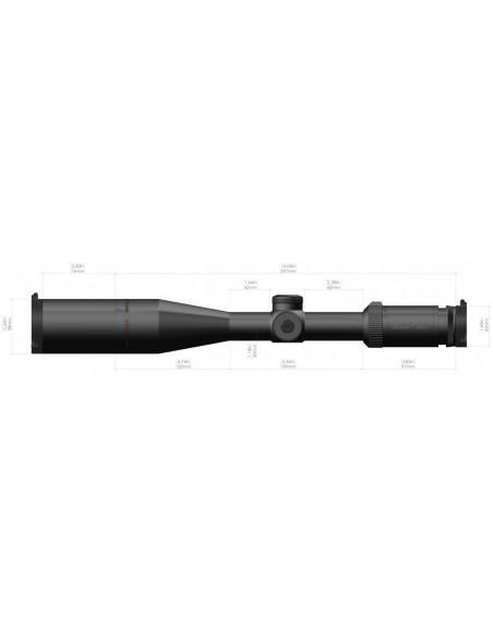 Visor ZEROTECH Thrive HD 2.5-15x50 PHR II - TH2155P