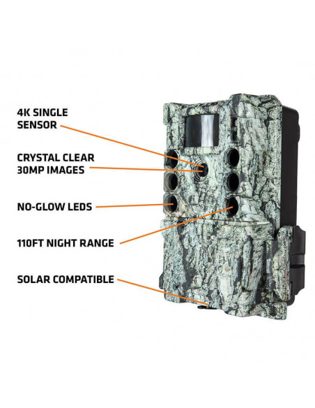 Cámara BUSHNELL Core S-4K No-Glow Treebark Camo - 119949M