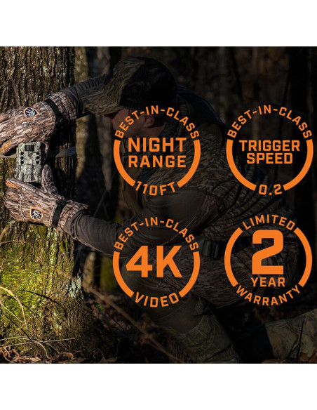 Cámara BUSHNELL Core S-4K No-Glow Treebark Camo - 119949M
