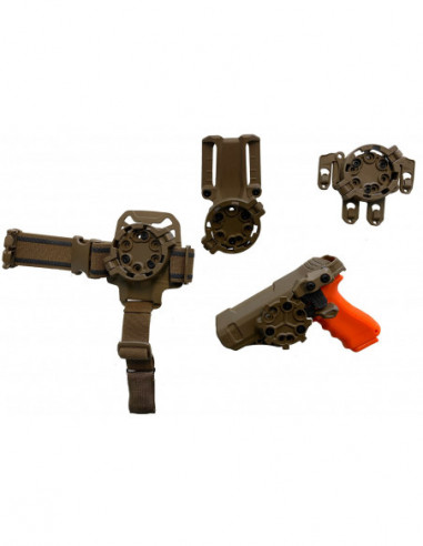 Funda BLACKHAWK! T-SERIES de Nivel 3 con acoples - GLOCK17 - 4330FRCTR