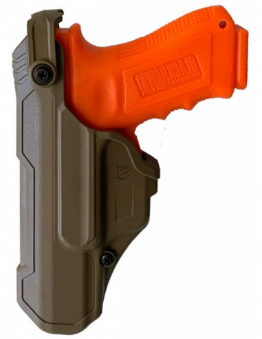 Funda BLACKHAWK! T-SERIES de Nivel 3 con acoples - GLOCK17 (z) - 4330FRCTL