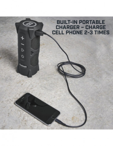 Altavoz bluetooth y cargador BUSHNELL Outdoorsman