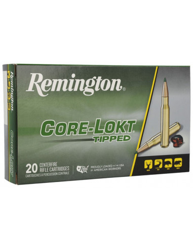 Munición metálica REMINGTON Core-Lokt Tipped - 30-06 - 180 grains - 29037