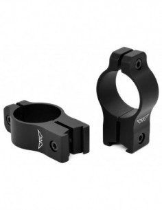 Juego de Anillas WARNE VAPOR 1" carril 11mm. [Fijas] - Altas - V422M